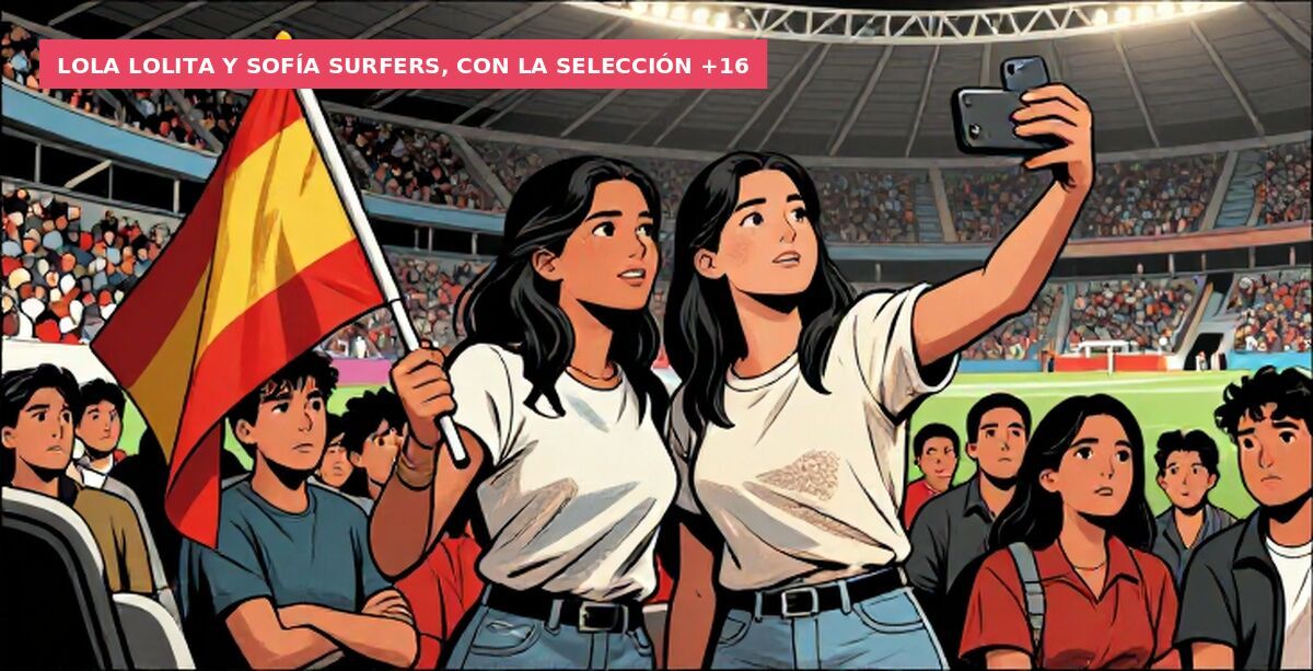 Lola Lolita y Sofía Surfers, con la selección +16