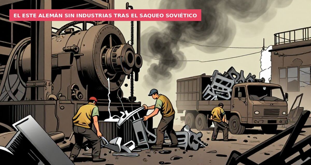 El Este alemán sin industrias tras el saqueo soviético