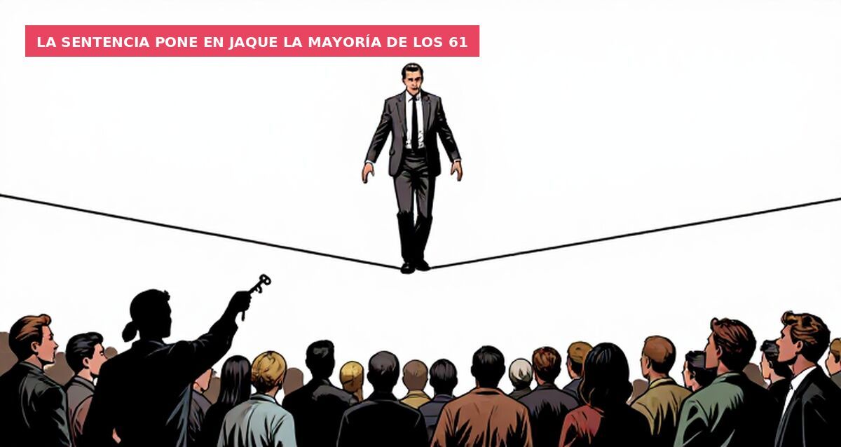 La sentencia pone en jaque la mayoría de los 61