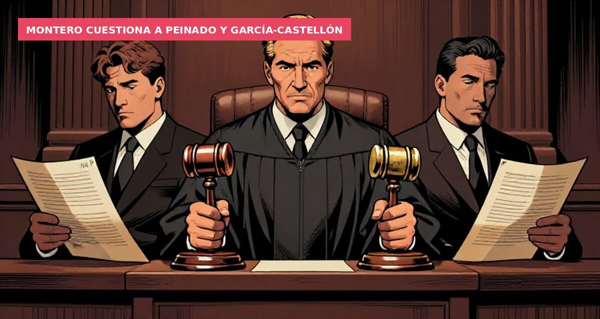 Montero cuestiona a Peinado y García-Castellón