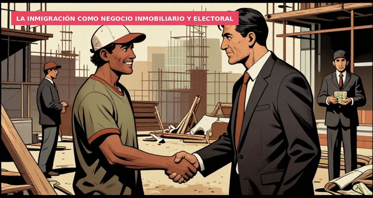 La inmigración como negocio inmobiliario y electoral