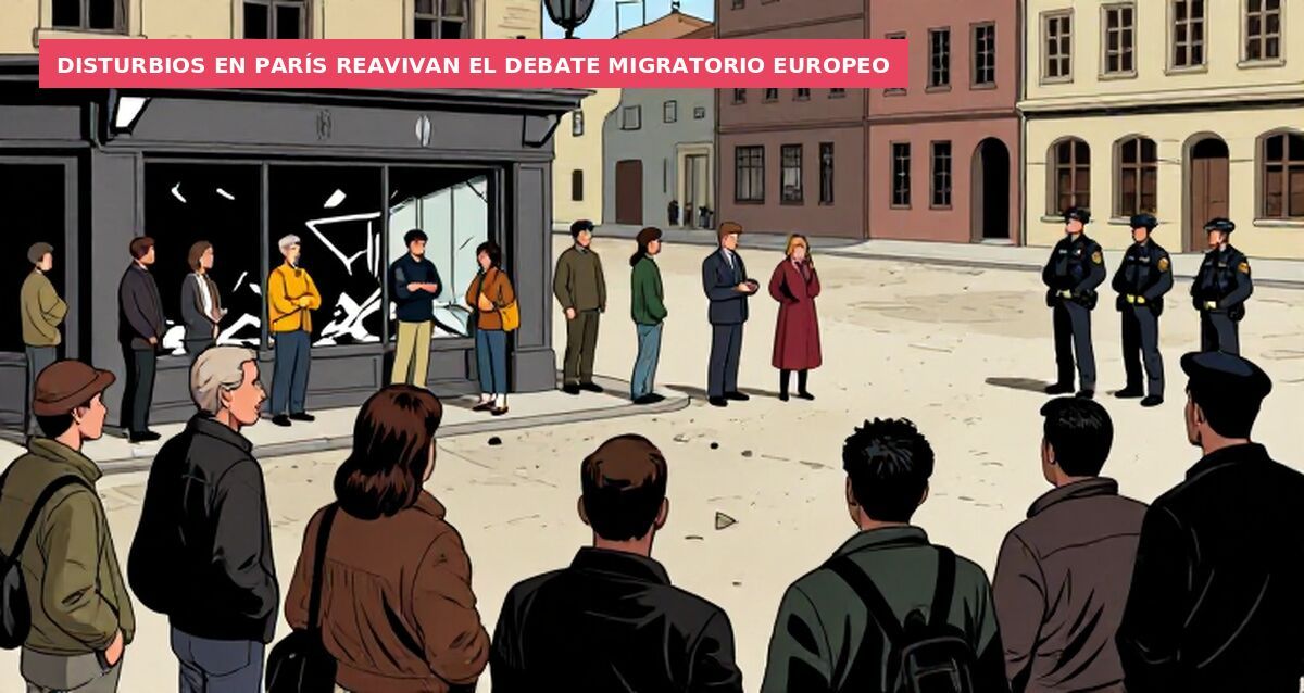 Disturbios en París reavivan el debate migratorio europeo