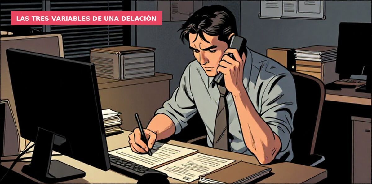Las tres variables de una delación
