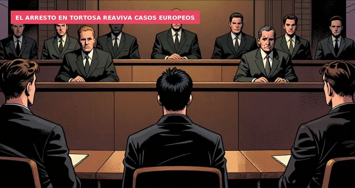 El arresto en Tortosa reaviva casos europeos