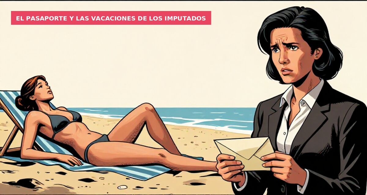 El pasaporte y las vacaciones de los imputados