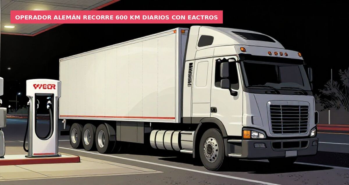 Operador alemán recorre 600 km diarios con eActros