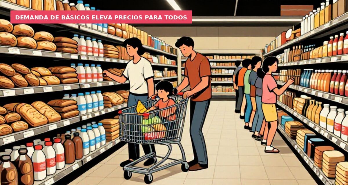 Demanda de básicos eleva precios para todos