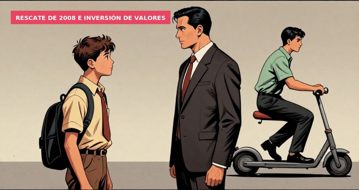 Rescate de 2008 e inversión de valores