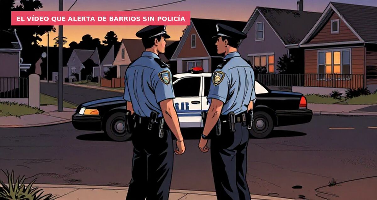 El vídeo que alerta de barrios sin policía