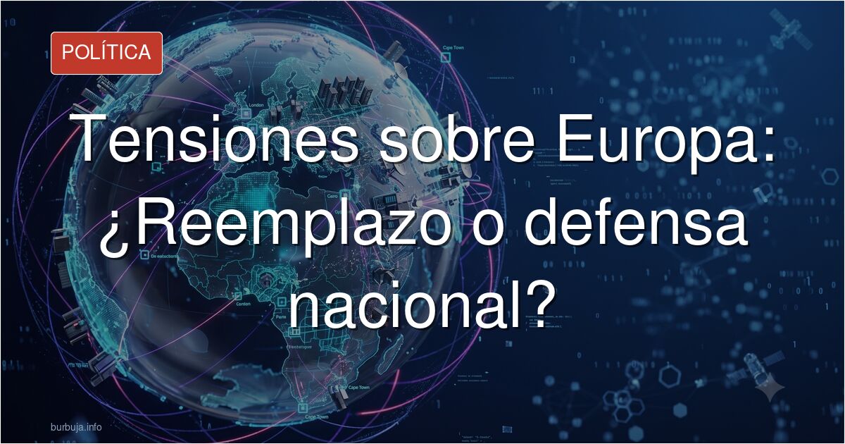 Ilustración editorial de escaños del Parlamento Europeo con banderas y un euro digital, telón de fondo del pulso de VOX contr