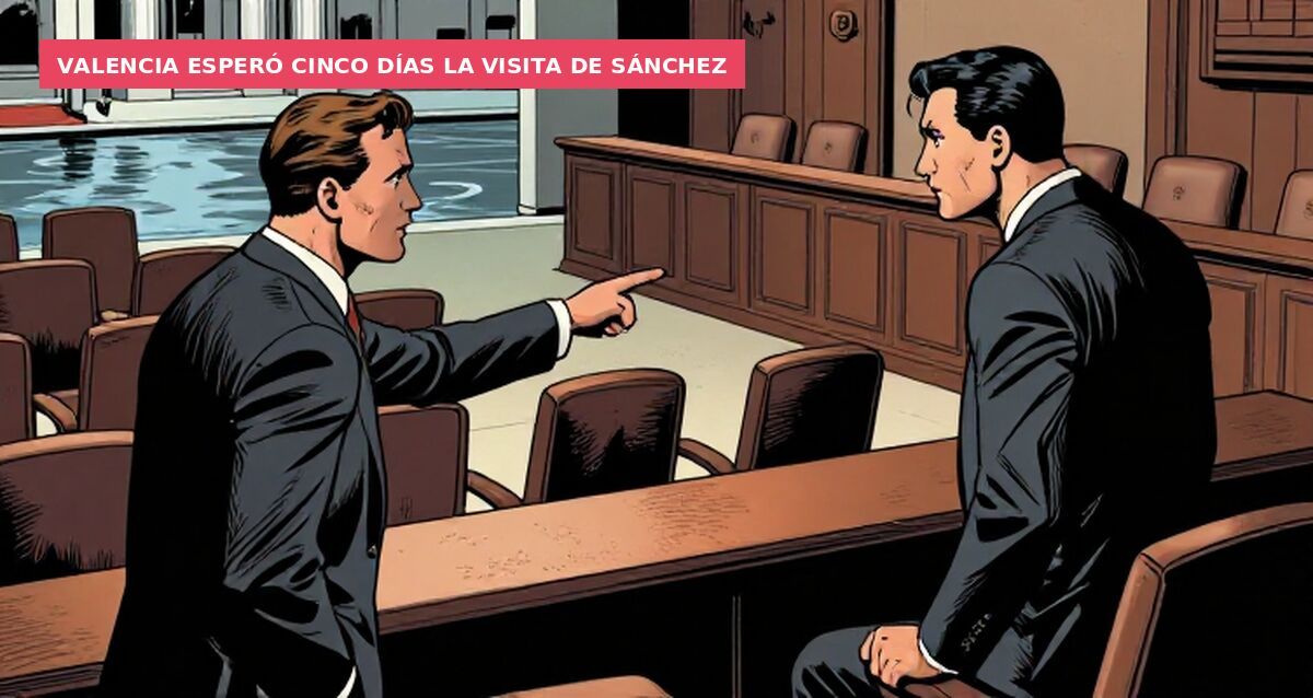 Valencia esperó cinco días la visita de Sánchez