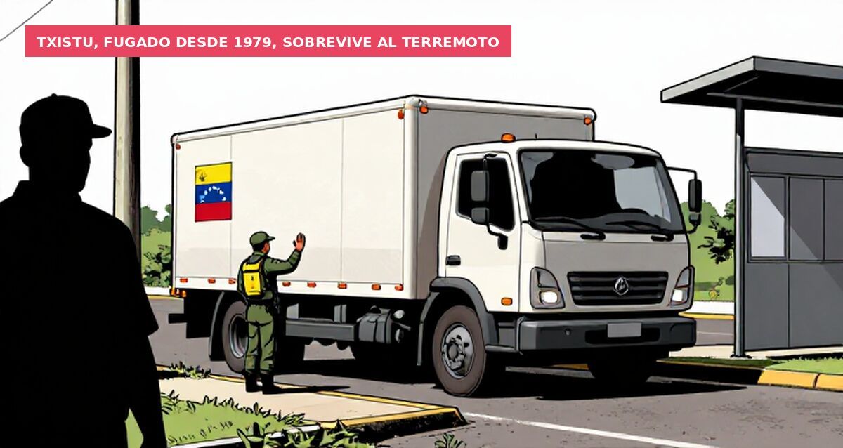 Txistu, fugado desde 1979, sobrevive al terremoto