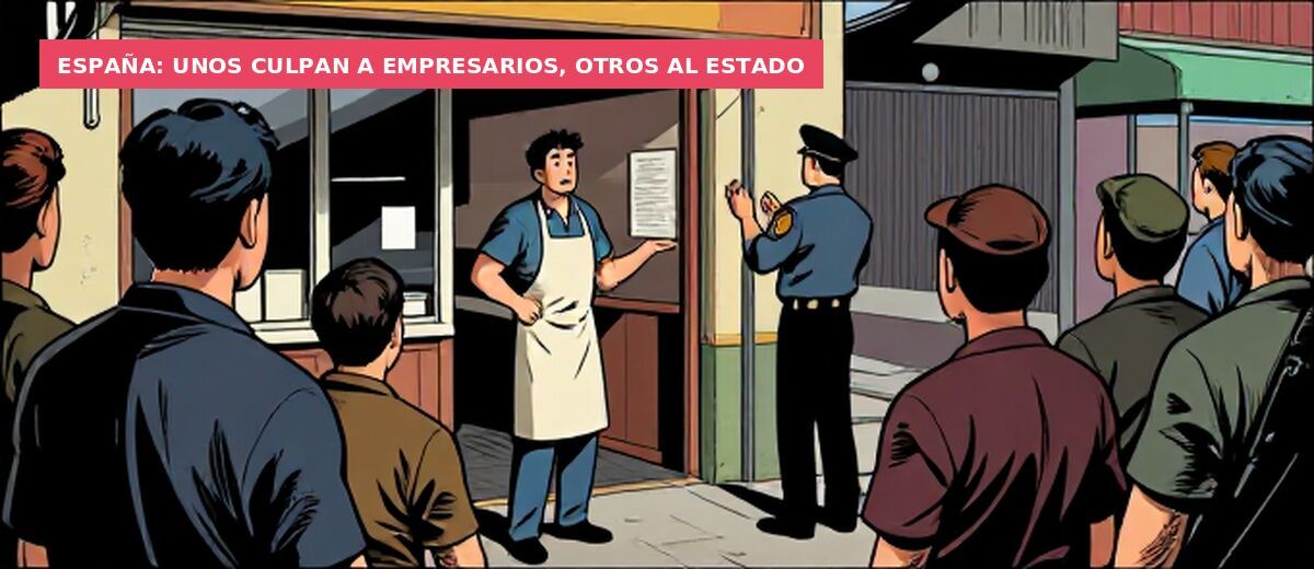 España: unos culpan a empresarios, otros al Estado