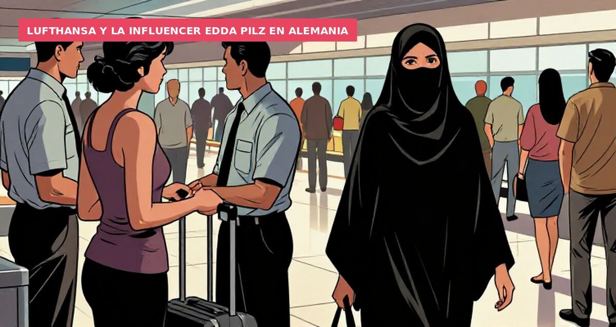 Lufthansa y la influencer Edda Pilz en Alemania