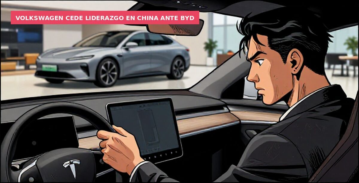 Volkswagen cede liderazgo en China ante BYD