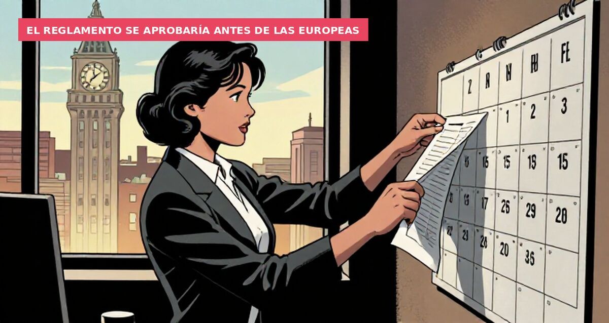 El reglamento se aprobaría antes de las europeas