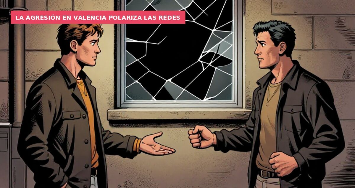 La agresión en Valencia polariza las redes