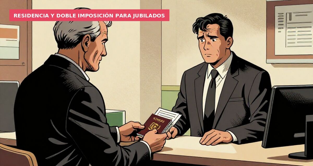 Residencia y doble imposición para jubilados
