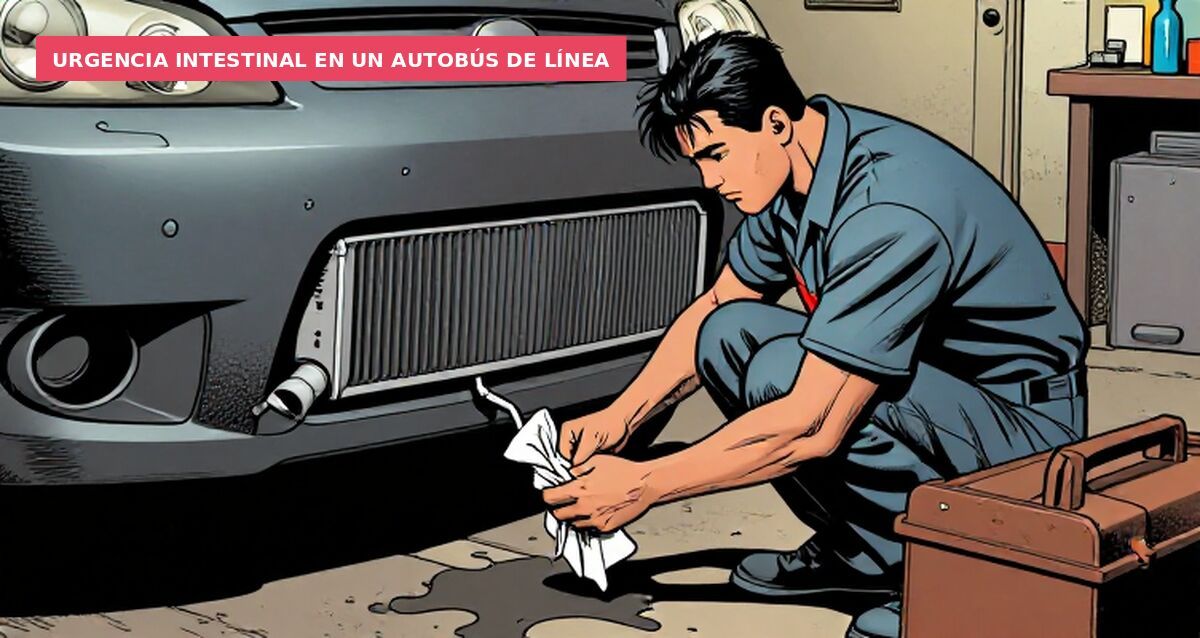 Urgencia intestinal en un autobús de línea