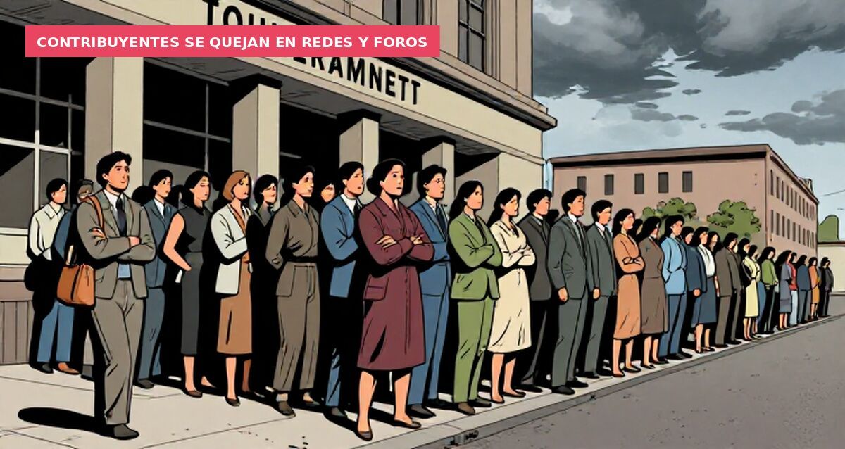 Contribuyentes se quejan en redes y foros