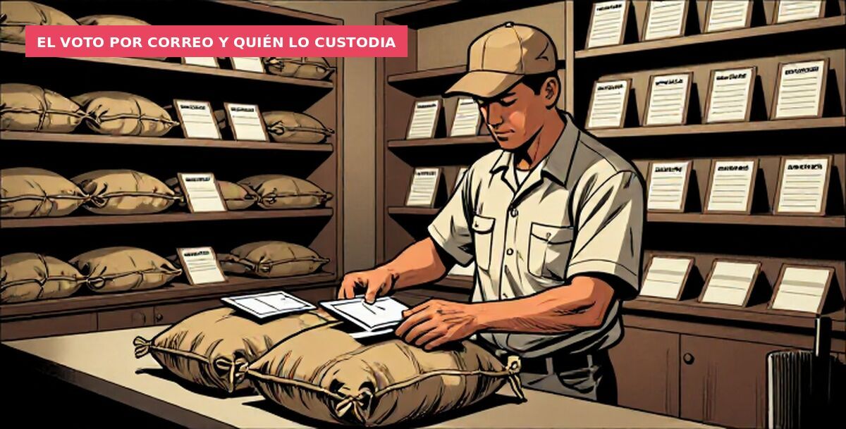 El voto por correo y quién lo custodia