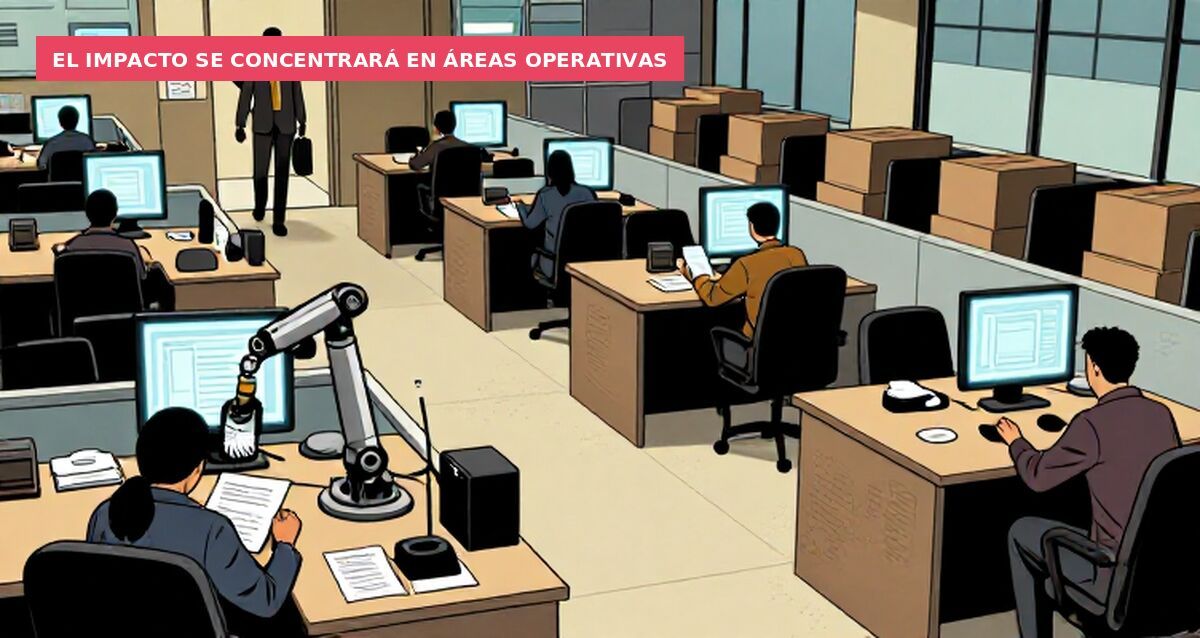El impacto se concentrará en áreas operativas