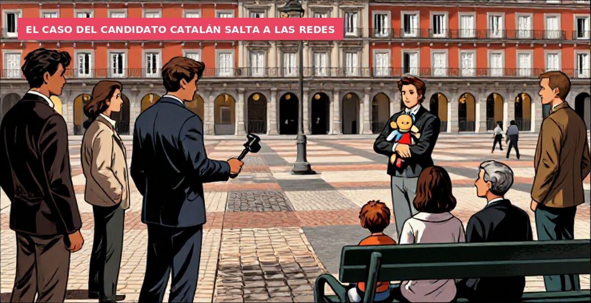 El caso del candidato catalán salta a las redes