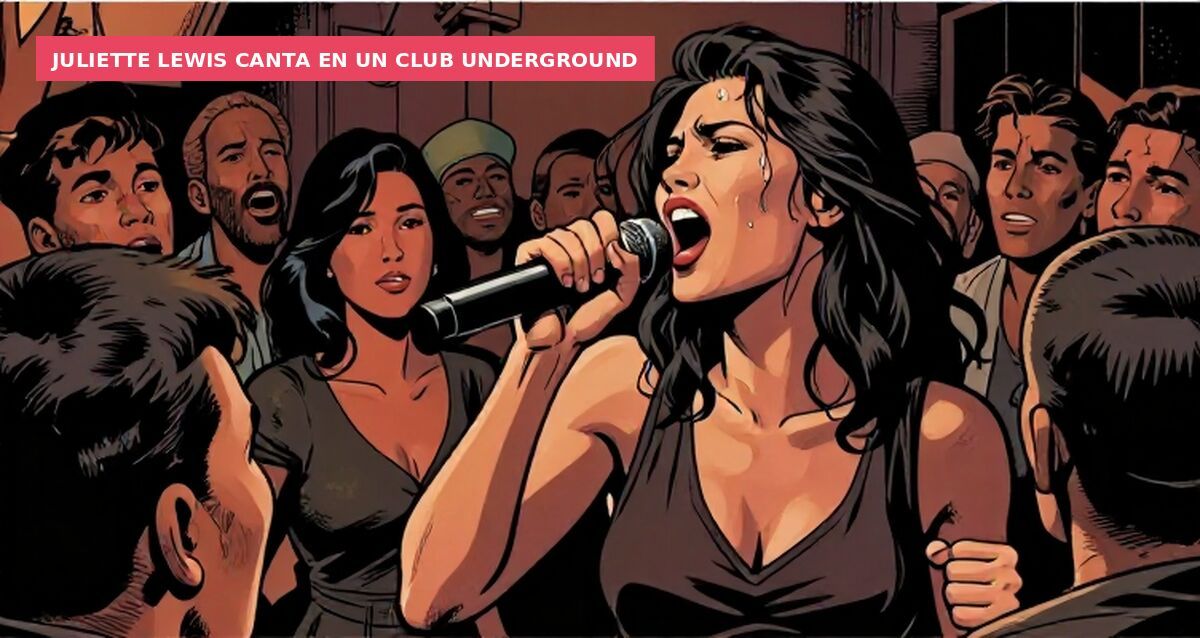 Juliette Lewis canta en un club underground