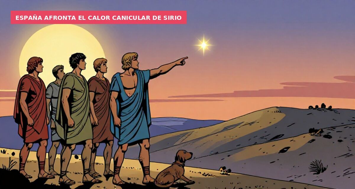 España afronta el calor canicular de Sirio
