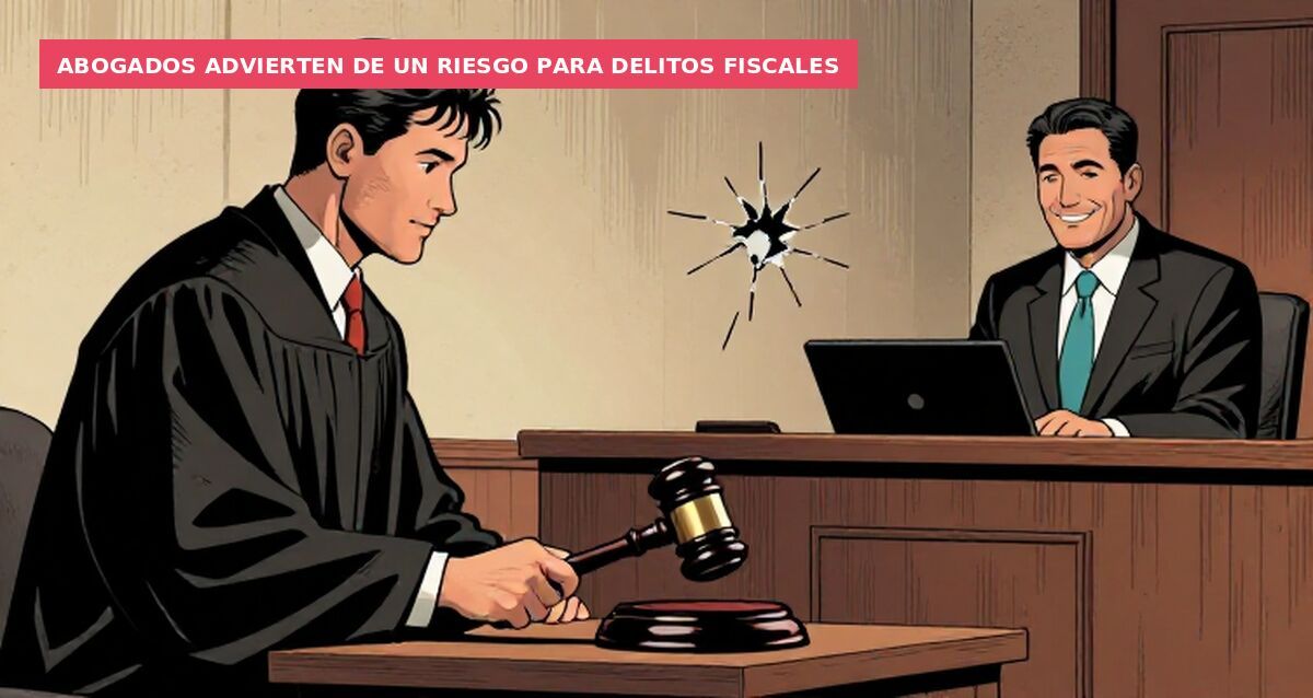Abogados advierten de un riesgo para delitos fiscales