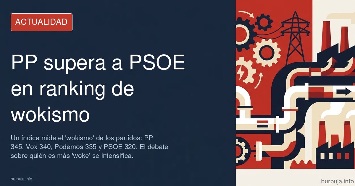 PP supera a PSOE en ranking de wokismo