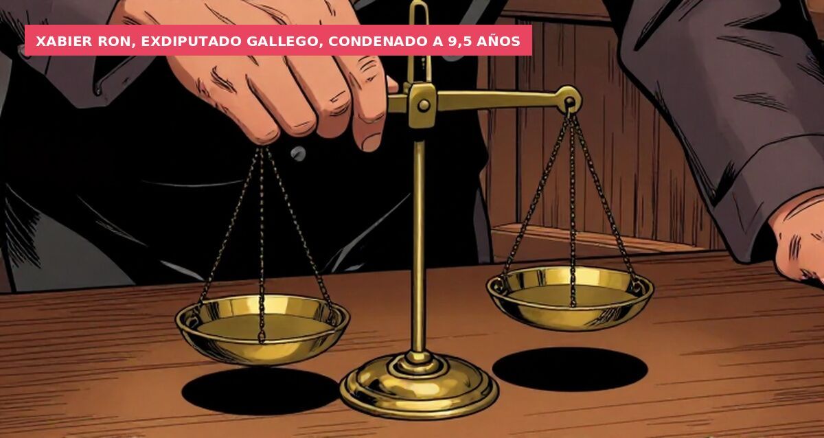 Xabier Ron, exdiputado gallego, condenado a 9,5 años