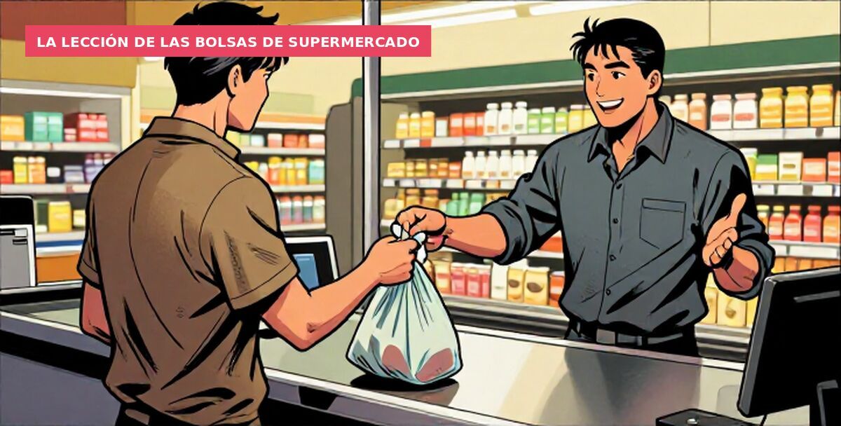 La lección de las bolsas de supermercado