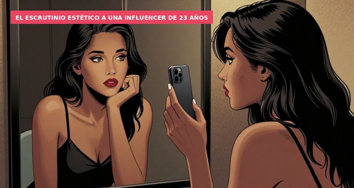 El escrutinio estético a una influencer de 23 años
