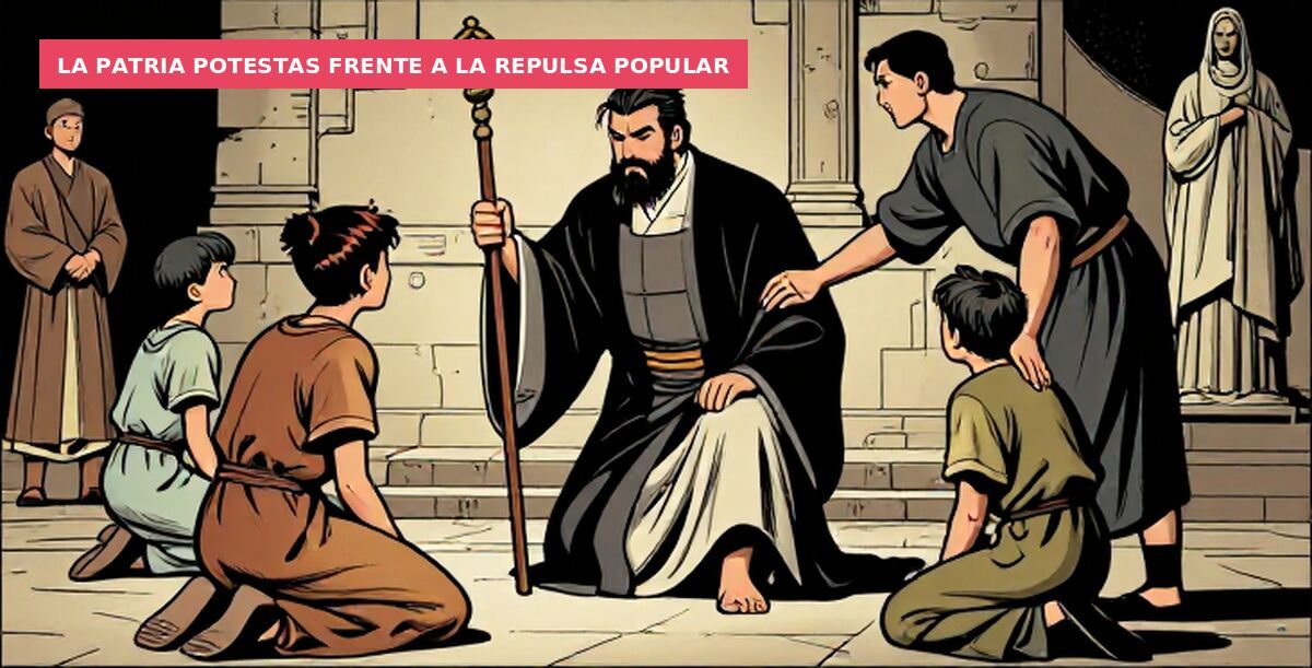 La patria potestas frente a la repulsa popular