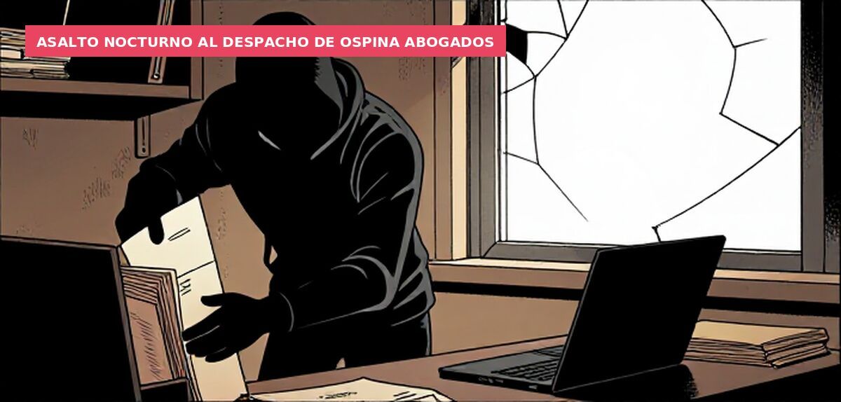 Asalto nocturno al despacho de Ospina Abogados