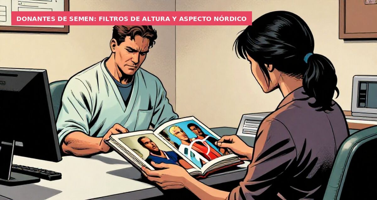 Donantes de semen: filtros de altura y aspecto nórdico