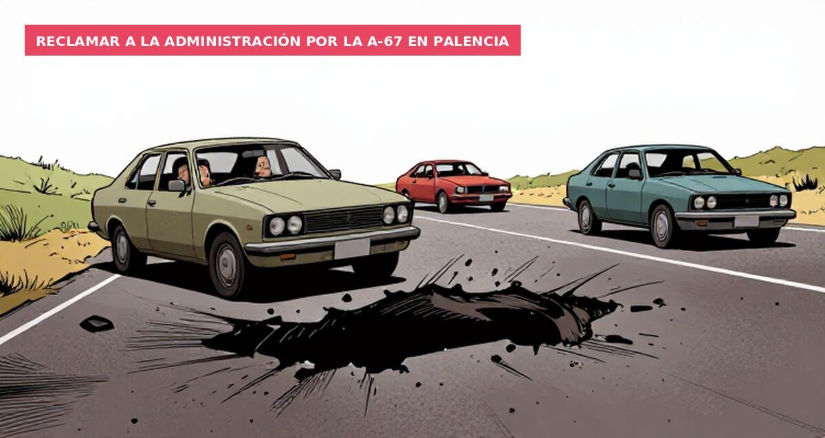 Reclamar a la administración por la A-67 en Palencia