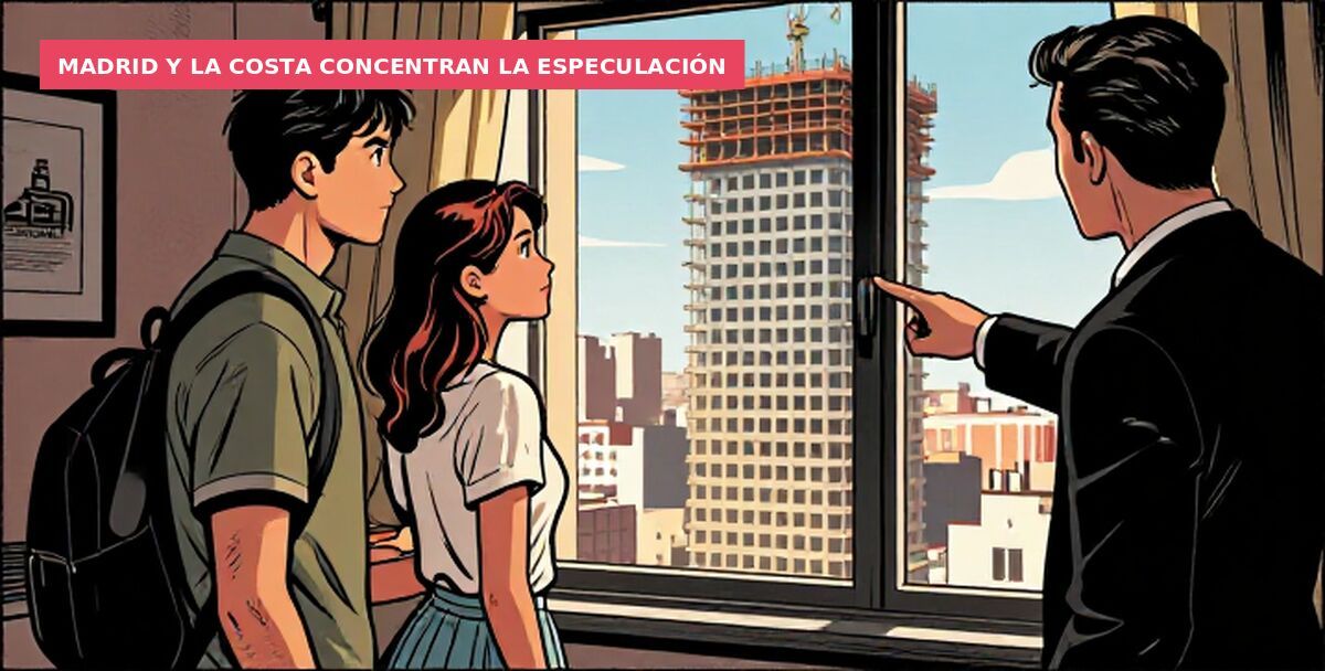 Madrid y la costa concentran la especulación