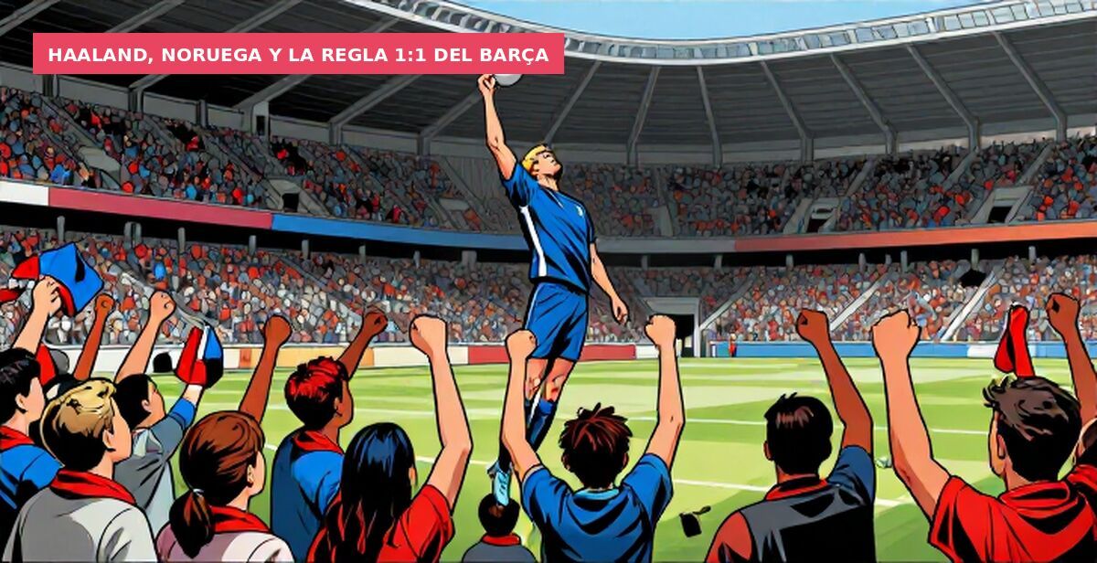Haaland, Noruega y la regla 1:1 del Barça
