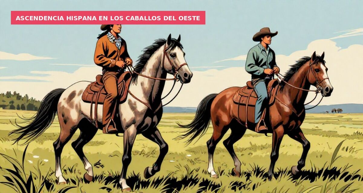 Ascendencia hispana en los caballos del Oeste