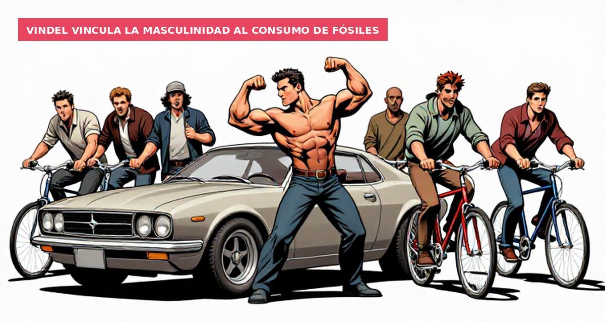Vindel vincula la masculinidad al consumo de fósiles