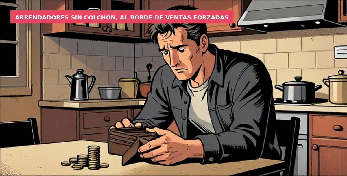Arrendadores sin colchón, al borde de ventas forzadas