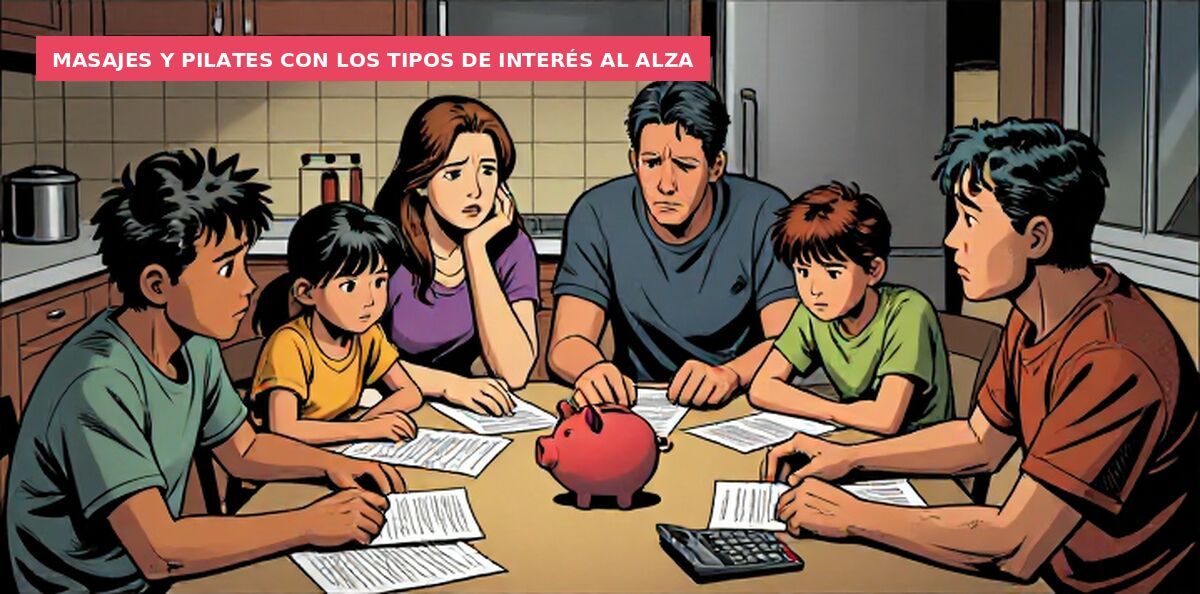 Masajes y pilates con los tipos de interés al alza