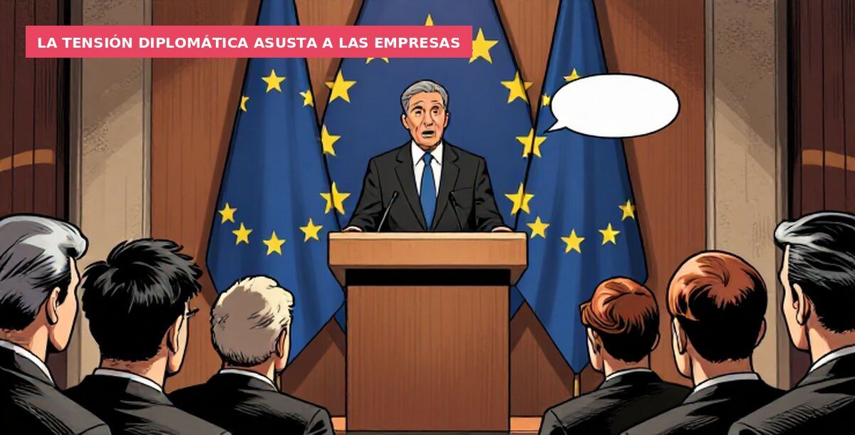 La tensión diplomática asusta a las empresas