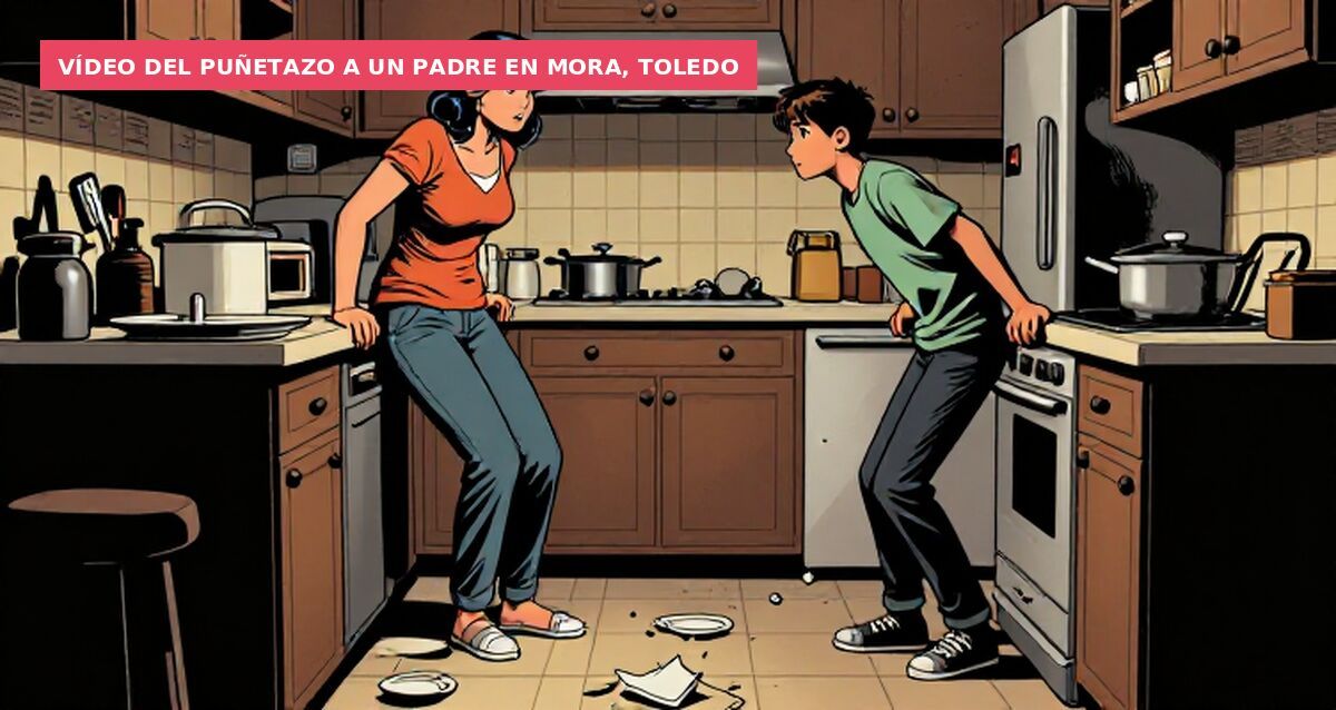 Vídeo del puñetazo a un padre en Mora, Toledo