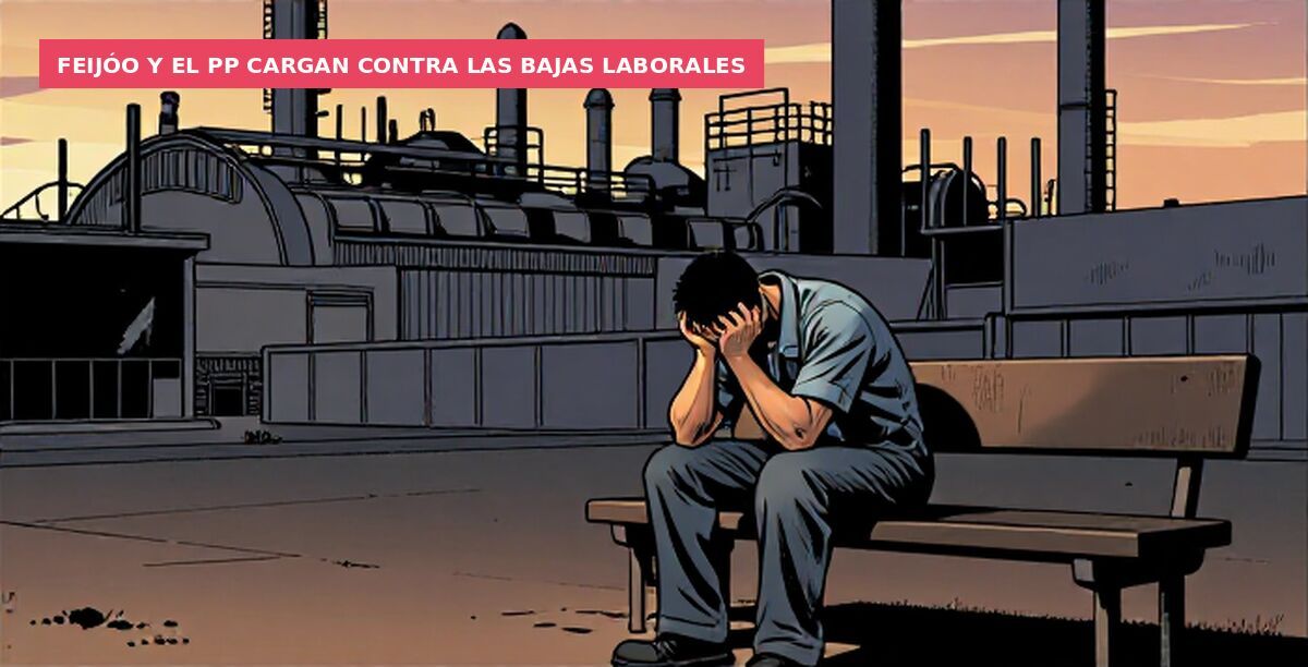 Feijóo y el PP cargan contra las bajas laborales