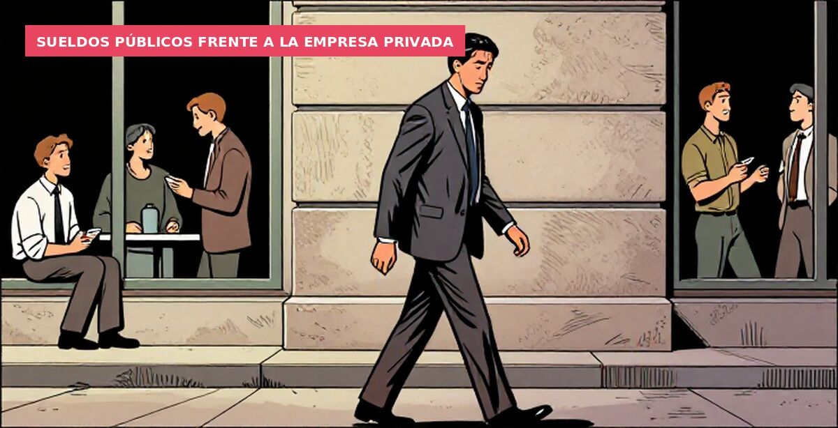 Sueldos públicos frente a la empresa privada