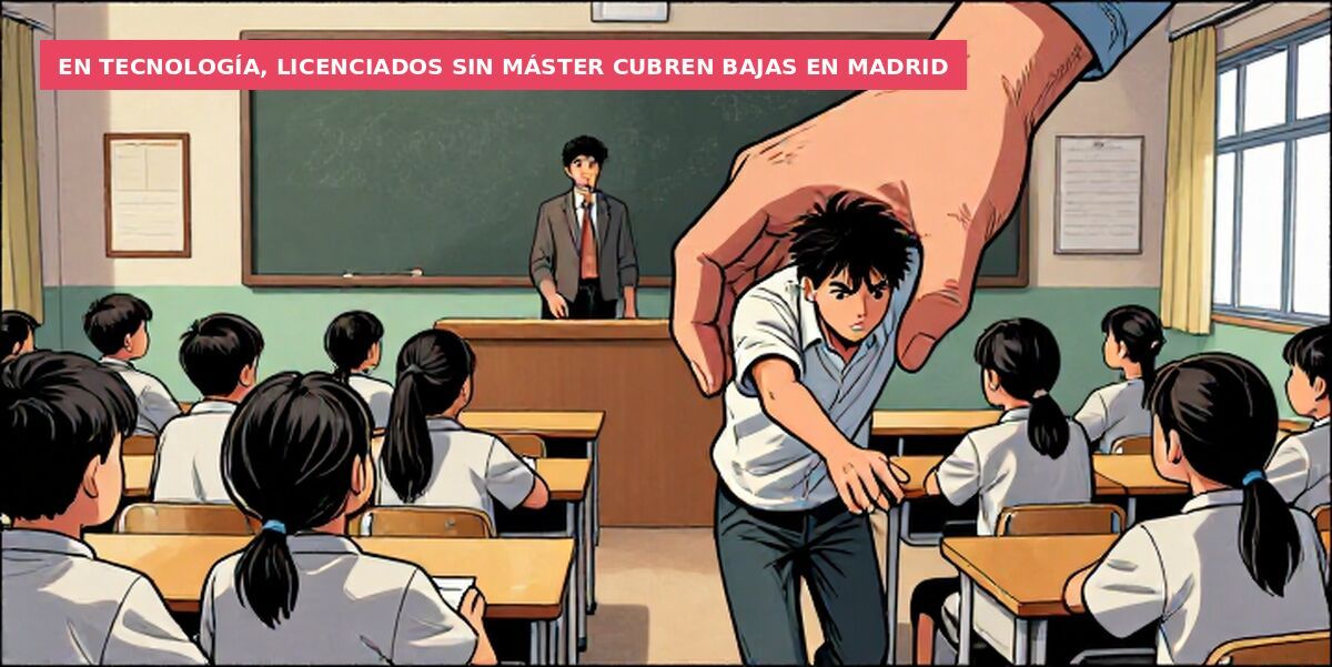 En Tecnología, licenciados sin máster cubren bajas en Madrid