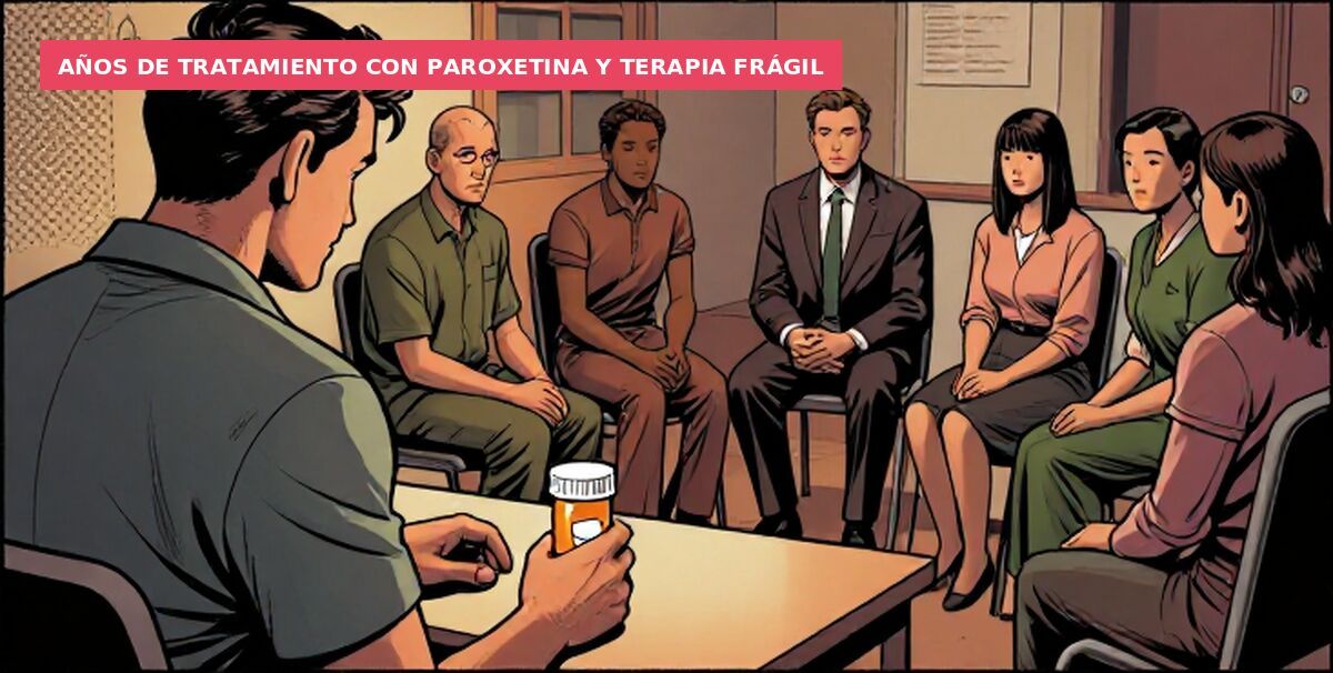Años de tratamiento con paroxetina y terapia frágil